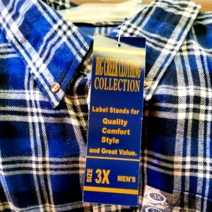 Men's New With Tags Flannel Shirt by Big Creek Clothing